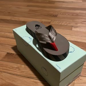 Womens off white sandal size 37